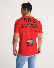 Load image into Gallery viewer, 90'S (BARS) - RED/BLACK Men's Tee