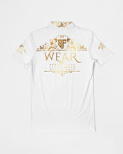 Load image into Gallery viewer, SF WEAR 2 GOLD POLO -WHITE Men's Slim Fit Short Sleeve Polo