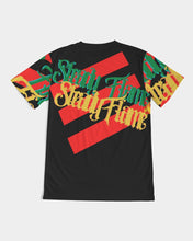 Load image into Gallery viewer, STEADY FLAME 3 STRIPE - BLACK Men's Tee