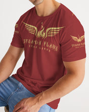 Load image into Gallery viewer, STEADY FLAME GOLD-BURGUNDY Men's Tee