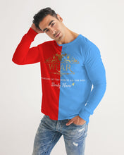 Load image into Gallery viewer, SF WEAR LONGSLEEVE - RED/SKY BLUE Men's Long Sleeve Tee