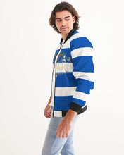 Load image into Gallery viewer, SF WEAR 2 TONE - BLUE/WHITE Men's Bomber Jacket