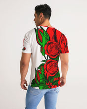 Load image into Gallery viewer, RIGHTSIDE FULLY ROSES - WHITE/RED Men's Tee