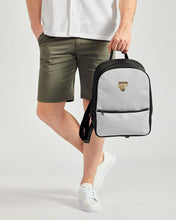 Load image into Gallery viewer, WHITE LEATHER BACK PACK Classic Faux Leather Backpack