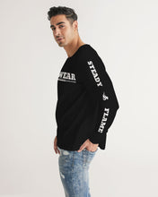 Load image into Gallery viewer, SF WEAR 5STAR LONGSLEEVE - PITCH BLACK/WHITE Men's All-Over Print Long Sleeve Tee