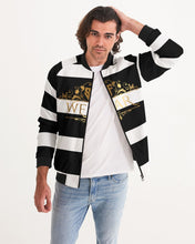 Load image into Gallery viewer, SF WEAR 2 TONE - BLACK/WHITE Men's Bomber Jacket