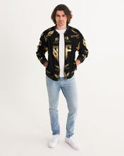 Load image into Gallery viewer, FULLY LOGO JACKET - BLACK Men's Bomber Jacket