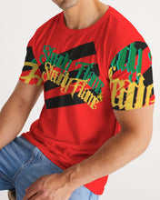 Load image into Gallery viewer, STEADY FLAME 3 STRIPE - RED Men's Tee