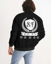 Load image into Gallery viewer, SF WEAR 1 LOGO JACKET - BLACK/WHITE Men's Bomber Jacket