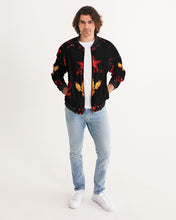 Load image into Gallery viewer, SF WEAR FULLY LOGO FIRE - BLACK Men's Bomber Jacket