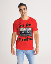 Load image into Gallery viewer, 90'S (BARS) - RED/BLACK Men's Tee