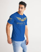 Load image into Gallery viewer, STEADY FLAME GOLD-BLUE Men's Tee