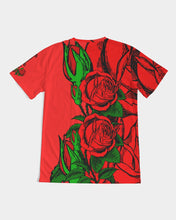 Load image into Gallery viewer, RIGHTSIDE FULLY ROSES - RED Men's Tee