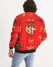 Load image into Gallery viewer, FULLY LOGO JACKET - RED Men's Bomber Jacket