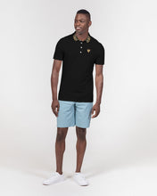 Load image into Gallery viewer, SF POLO-BLACK Men's Slim Fit Short Sleeve Polo