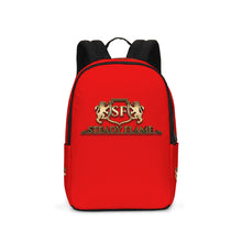 Load image into Gallery viewer, STEADY FLAME COAT OF ARMS BACKPACK - RED Large Backpack