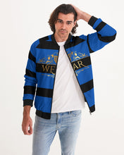 Load image into Gallery viewer, SF WEAR 2 TONE - BLUE/BLACK Men's Bomber Jacket