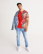 Load image into Gallery viewer, LEFTSIDE FULLY ROSE - RED Men's Tee