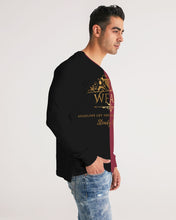 Load image into Gallery viewer, SF WEAR LONGSLEEVE - BURGUNDY/BLACK Men's Long Sleeve Tee