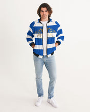 Load image into Gallery viewer, SF WEAR 2 TONE - BLUE/WHITE Men's Bomber Jacket