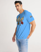 Load image into Gallery viewer, ROSE GOLD - SKY BLUE Men's Tee