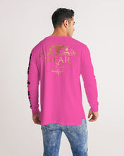 Load image into Gallery viewer, SF WEAR 5STAR - HOT PINK Men's All-Over Print Long Sleeve Tee
