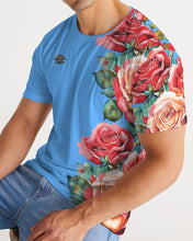 Load image into Gallery viewer, LEFTSIDE FULLY ROSE - SKY BLUE Men's Tee
