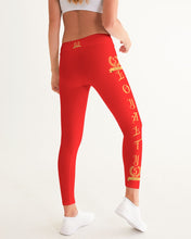 Load image into Gallery viewer, LOYALTY YOGA TOP - RED Women's Yoga Pants