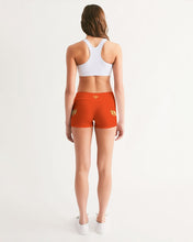 Load image into Gallery viewer, SF FLY - ORANGE Women's Mid-Rise Yoga Shorts