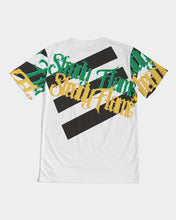 Load image into Gallery viewer, STEADY FLAME 3 STRIPE - WHITE Men's Tee