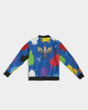 Load image into Gallery viewer, SPLASH FEMALE - BLUE Women's Bomber Jacket