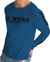 Load image into Gallery viewer, SF WEAR 5STAR LONGSLEEVE -DARK BLUE Men's All-Over Print Long Sleeve Tee