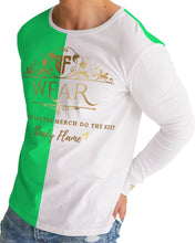 Load image into Gallery viewer, SF WEAR LONGSLEEVE - LIGHT GREEN/WHITE Men's Long Sleeve Tee