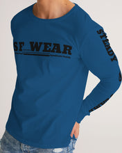 Load image into Gallery viewer, SF WEAR 5STAR LONGSLEEVE -DARK BLUE Men's All-Over Print Long Sleeve Tee