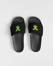 Load image into Gallery viewer, JAMAICA LOVE - BLACK Men's Slide Sandal