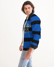 Load image into Gallery viewer, SF WEAR 2 TONE - BLUE/BLACK Men's Bomber Jacket