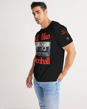 Load image into Gallery viewer, 90'S (BARS) - BLACK/RED Men's Tee