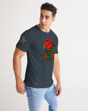 Load image into Gallery viewer, 1 Rose - Navy Blue Men's Tee