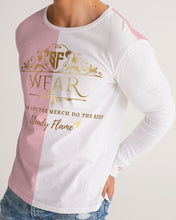 Load image into Gallery viewer, SF WEAR LONGSLEEVE - PINK/WKITE Men's Long Sleeve Tee