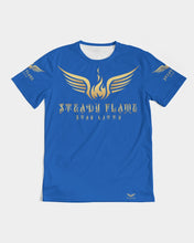 Load image into Gallery viewer, STEADY FLAME GOLD-BLUE Men's Tee