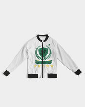 Load image into Gallery viewer, SF WEAR 1 YARD - WHITE Women's All-Over Print Bomber Jacket