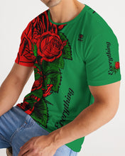 Load image into Gallery viewer, RIGHTSIDE FULLY ROSES - GREEN Men's Tee