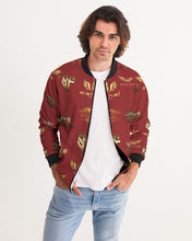Load image into Gallery viewer, SF WEAR FULLY LOGO 2 - BURGUNDY Men's Bomber Jacket