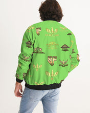 Load image into Gallery viewer, SF WEAR FULLY LOGO 2 - SHOCKING COLOR GREEN Men's Bomber Jacket