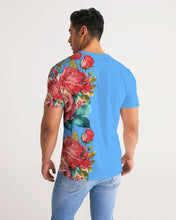 Load image into Gallery viewer, LEFTSIDE FULLY ROSE - SKY BLUE Men's Tee