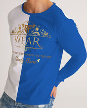 Load image into Gallery viewer, SF WEAR LONGSLEEVE - BLUE/WHITE Men's Long Sleeve Tee