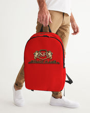 Load image into Gallery viewer, STEADY FLAME COAT OF ARMS BACKPACK - RED Large Backpack