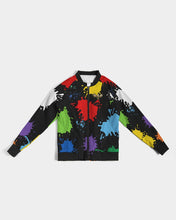 Load image into Gallery viewer, SPLASH FEMALE - BLACK Women's Bomber Jacket