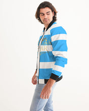 Load image into Gallery viewer, CAROLINA (SF WEAR 2 TONE) - LIGHT BLUE/WHITE Men's Bomber Jacket