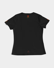 Load image into Gallery viewer, ROSES - BLACK Women's All-Over Print Tee